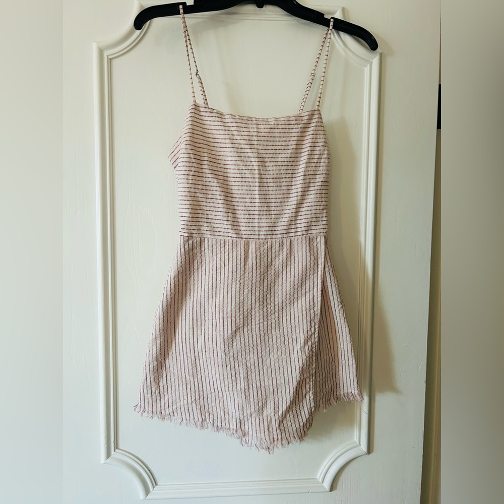 Romper - Red & White striped
